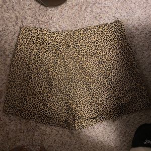 Stop Staring! leopard print shorts NWOT